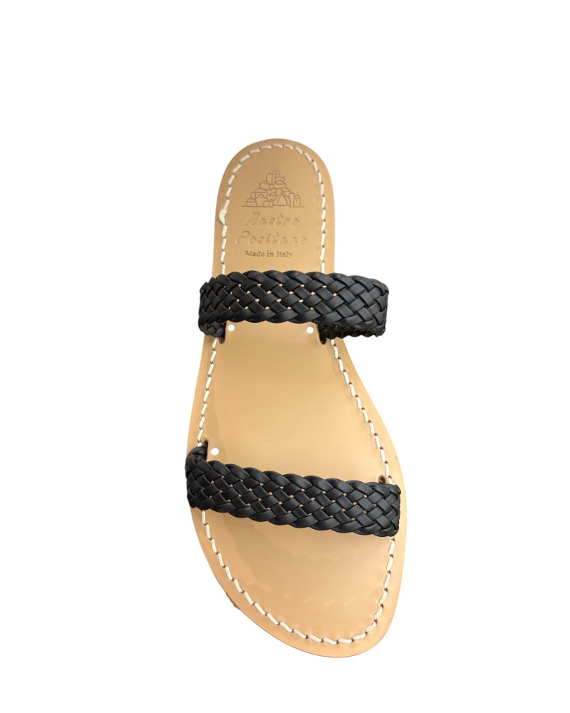 Sandalo fascia treccia